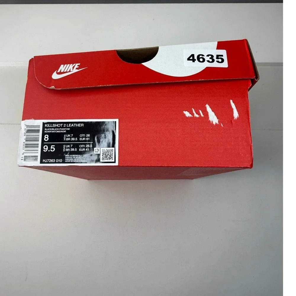 Nike Killshot 2 Leather Black Phantom Sneakers HJ7263-010 Mens 8 Womens 9.5 NEW